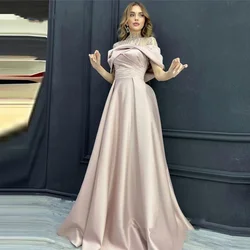 Elegant high-neck glitter formal gown satin camisole ball dress and Arabian women's party dress vestidos de noche فساتين السه