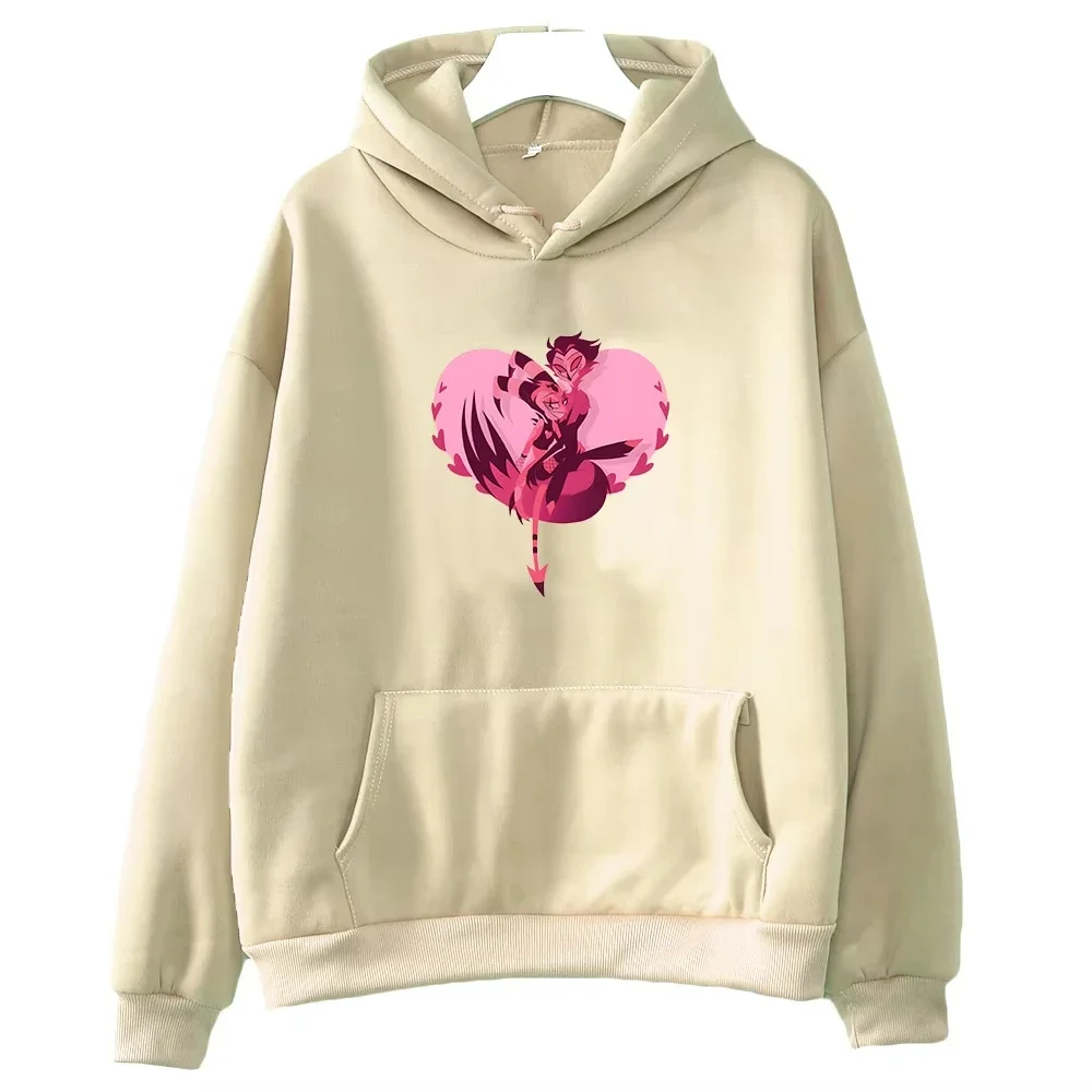 Helluva Boss 2D مقنعين الكرتون طباعة انمي ياباني لطيف البلوز Funko Pop الصوف ملابس مريحة للجنسين Harajuku Pullove