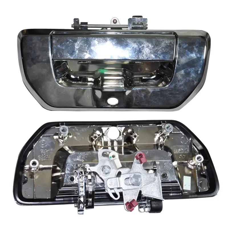 

Chrome Plated Pickup Bed Tailgate Handle/Tailboard Outer Latch (With Lock) for Great Wall Cannon Passenger/Off-Road Versions