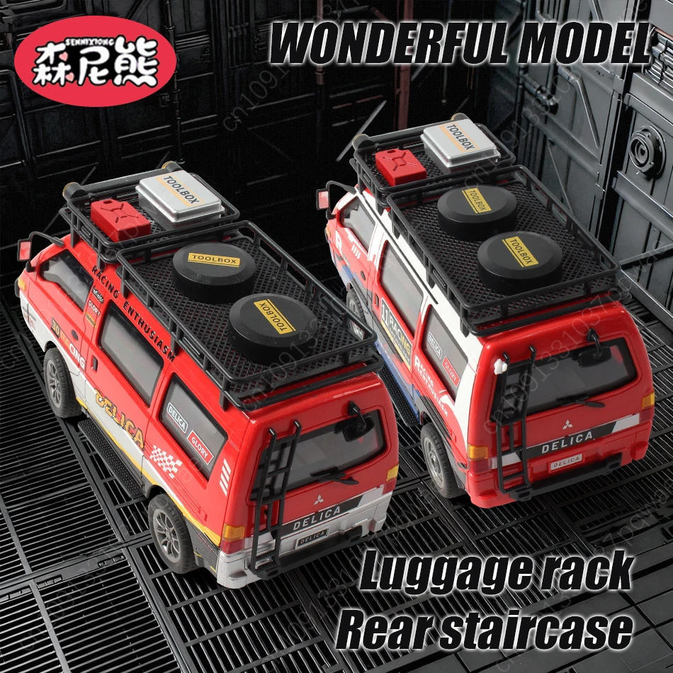 SENNIXIONG 1:24 التحكم عن بعد سرعة الانجراف MPV RTR على الطرق الوعرة سبيكة مركبة التخييم سيارة تجارية تسلق شاحنة لعبة هدية عيد #3