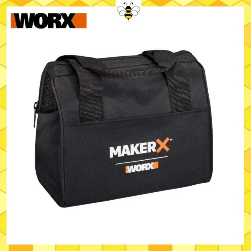 Worx MakerX Tool Storage Cloth Bag Wa1551 Multi-Function Tool Bag Oxford Cloth Portable Electrician Bag Power Tool Handbag Kit