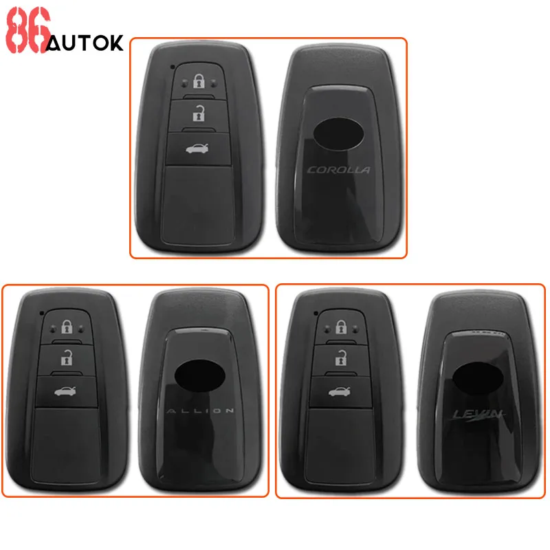 Auto Remote Key for Toyota Corolla Levin Allion Car Smart Key 312/314.35Mhz 4A Chip Keyless Key Fob Case 231451-2000 3 Buttons