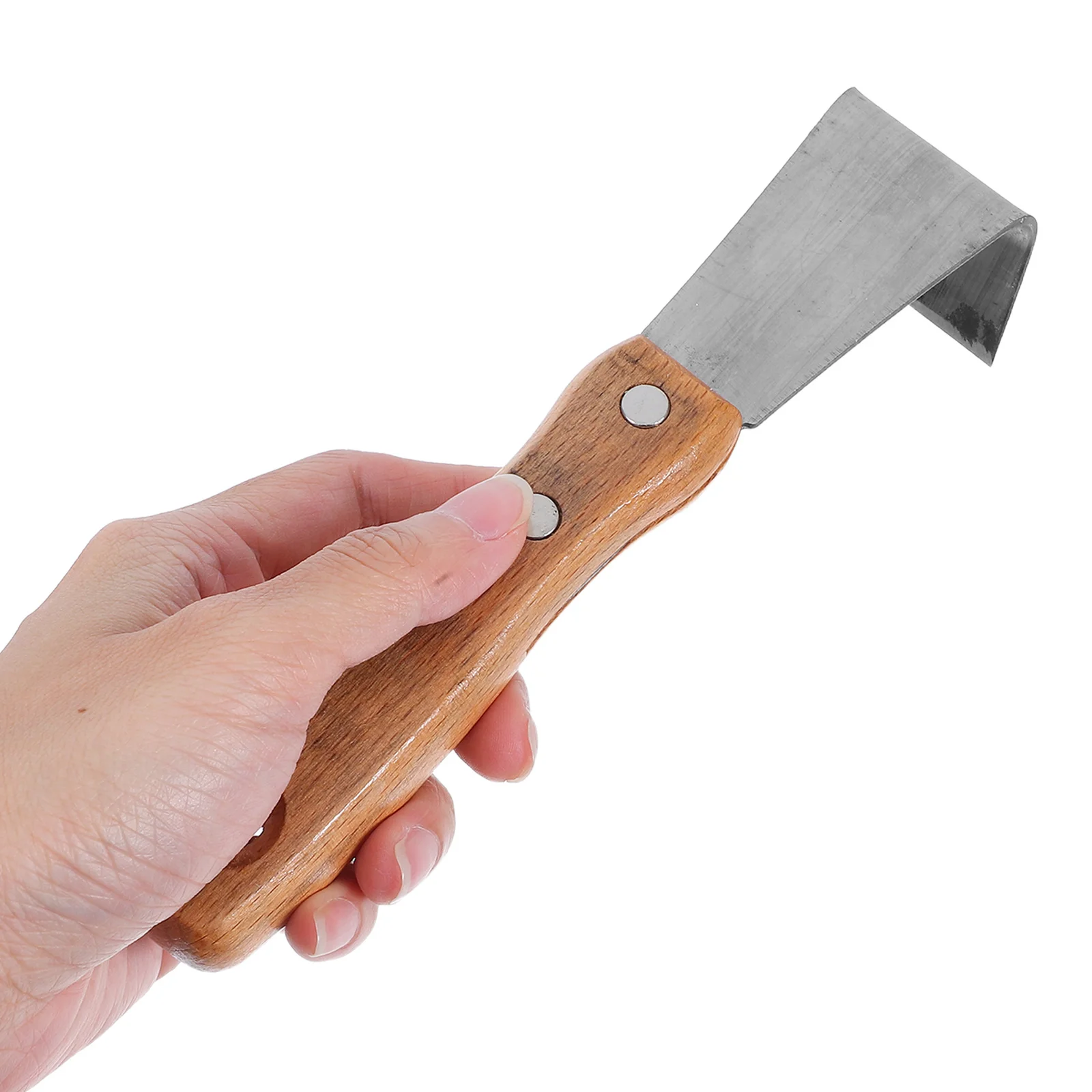

Tree Bark Removal Tool Stainless Steel Draw Knife for Peeling and Scratching Trunks Garden Bark Spud Hand Tool for Healthy Fruit