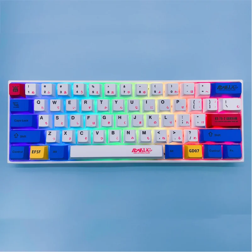 PBT Japanese Cherry Keycap for GMK67 RK IK75 Mechanical Keyboard Suitable 61/64/68/78/84/87/96/98/104/108 MX Keyboard Key Cap