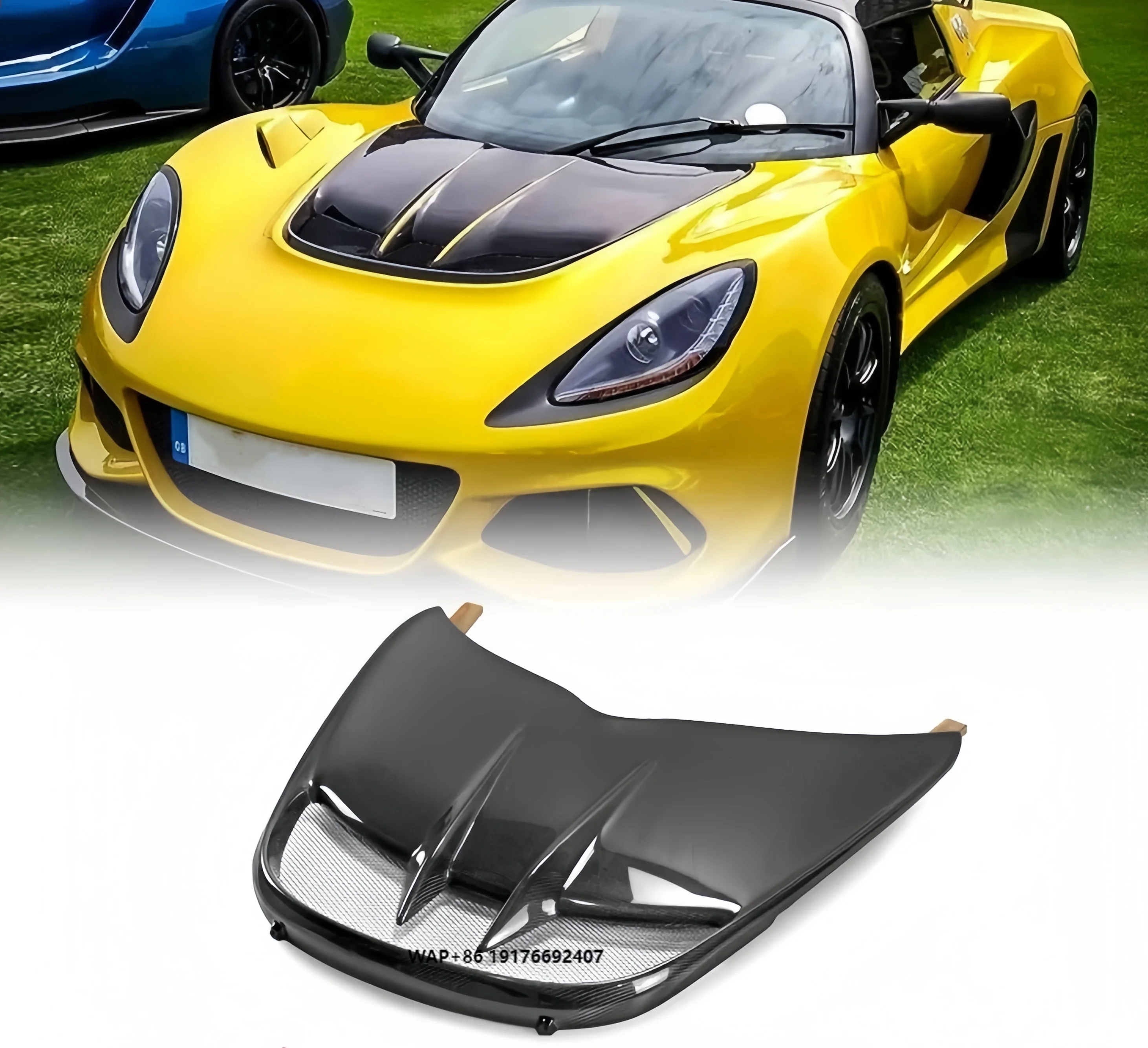 

Applicable to Lotus Exige 430 Cup Carbon Fibre Tuning Canopy Engine Headcover