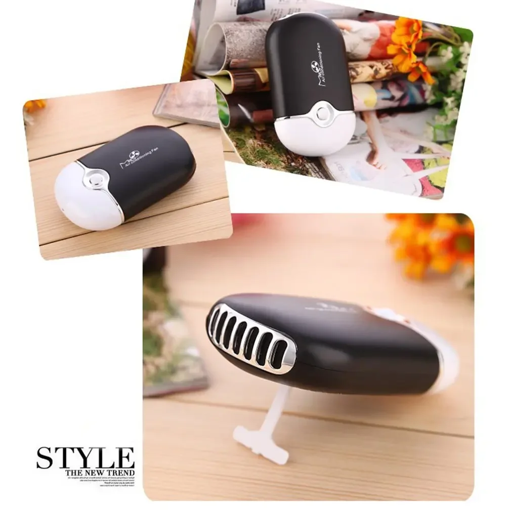 Bladeless Portable Rechargeable Handheld Cooling Fan for Eyelash Planting & Grafting