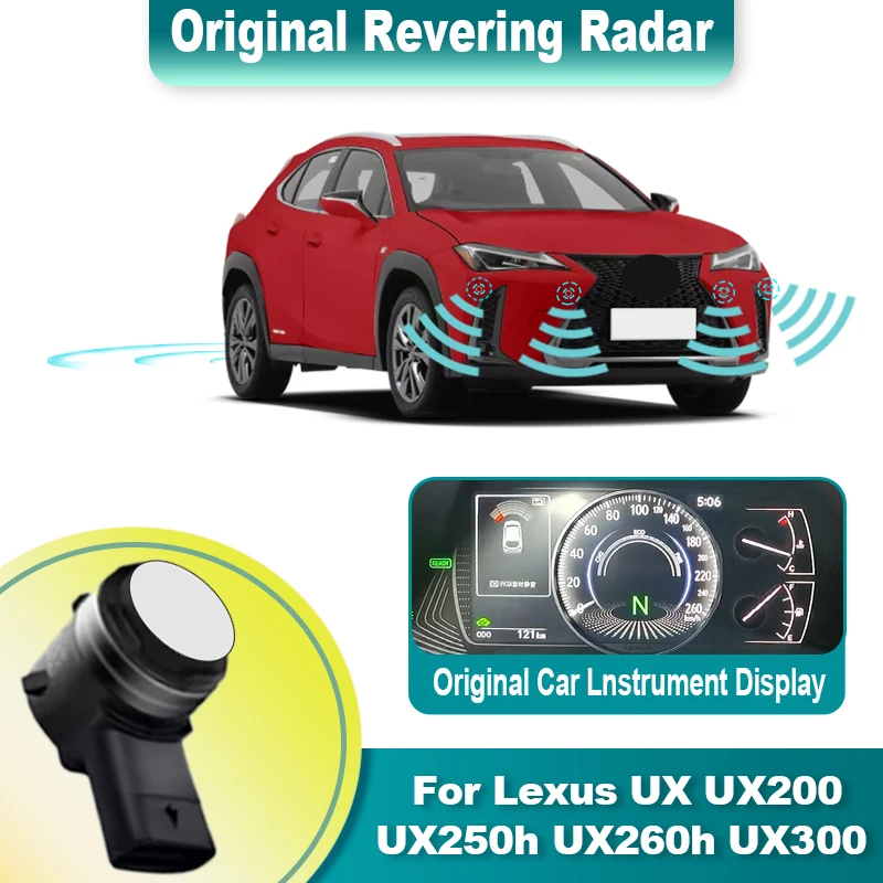 Reversing Radar For Cars Display Screen Sound Warning Detection System For Lexus UX UX200 UX250h UX260h UX300 2019 To 2023 2024