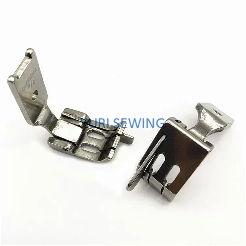 Large-hole presser foot fordouble-needle machine thick material jeans stop flange positioning industrial sewing machine parts