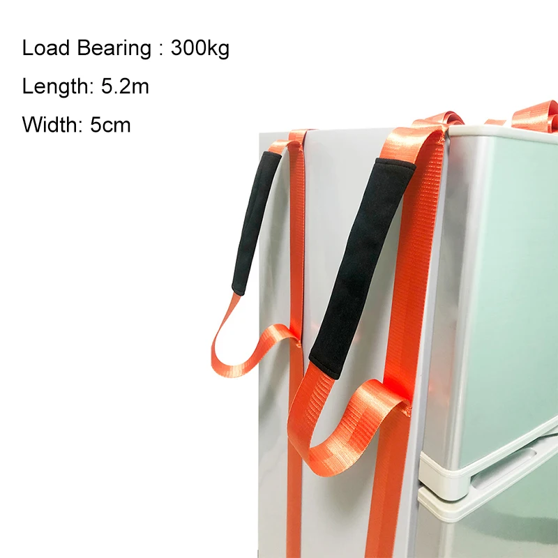 Single person moving belt cargo handling belt strapping belt Carry with Rope Lifting Moving Straps Transport Belt strapping tape