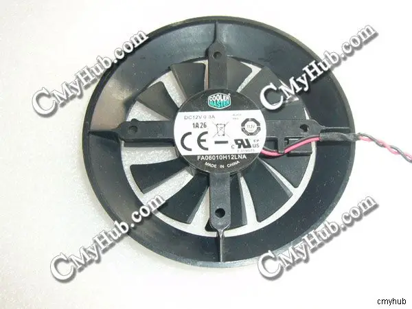 Ventilador de refrigeração para geforce gt 440 para cooler master fa06010h12lna 2pin 55mm 34mm hf e319075 ventilador de refrigeração