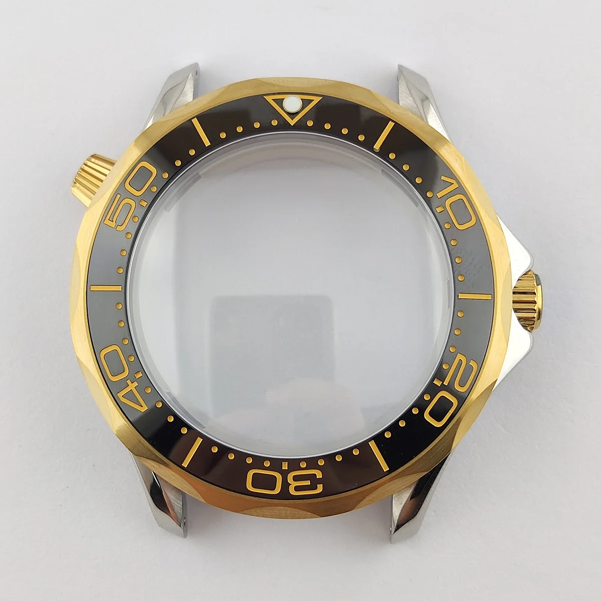 NEW 42mm Watch Case Convex Mirror Arch Glass Watch Case NH35 Watch Case Stainless Steel Case For NH35/NH36 Movement 31.7mm Dial1