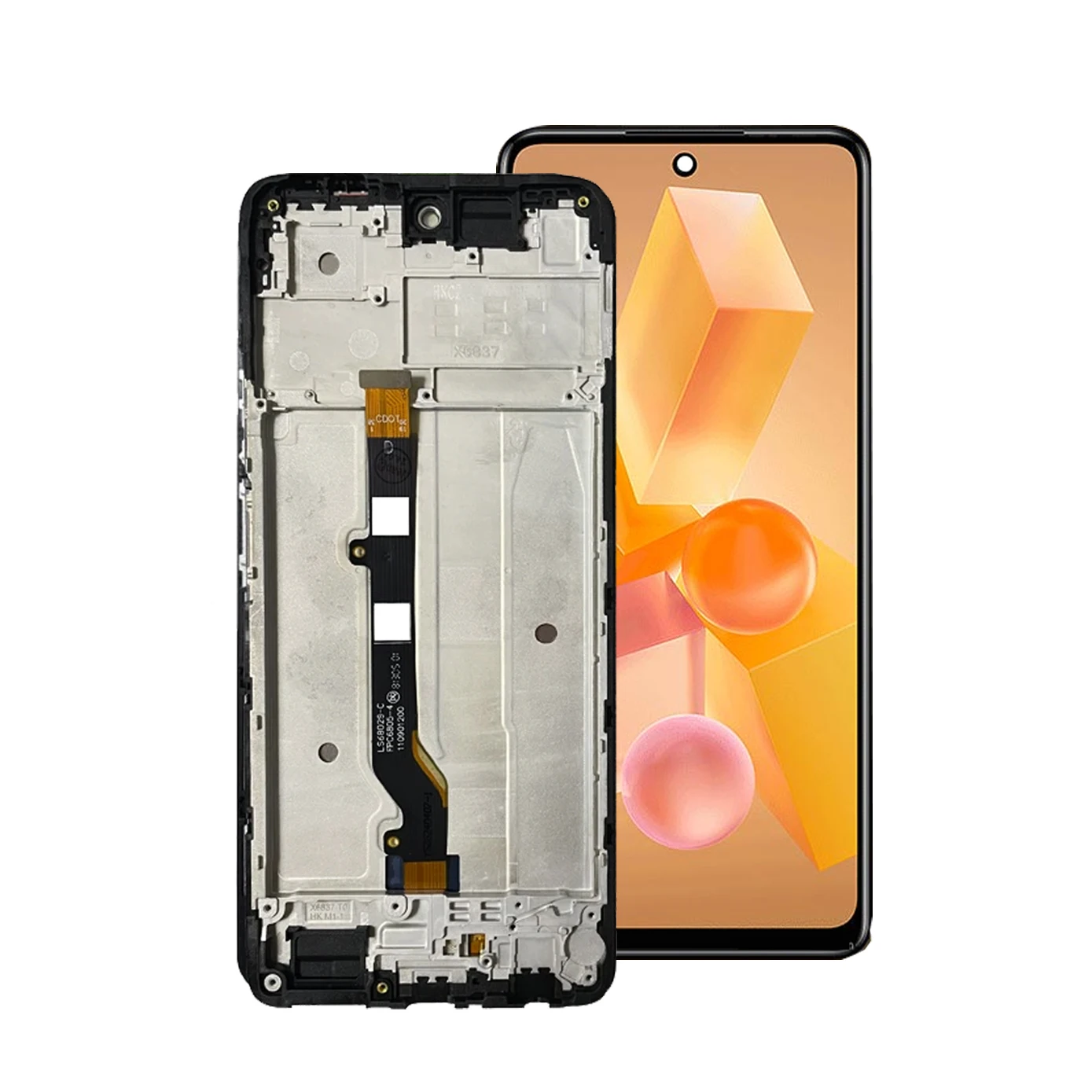 100% Tested 6.78“Screen For Infinix Hot 40 Pro X6837 LCD Display Touch Screen Digitizer Hot40Pro Display Assembly Parts