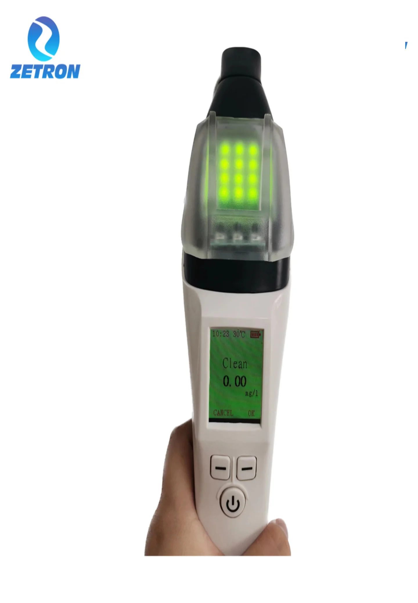 AT7000 Alcoholic  Breathalyzer with Digital Display Portable Rechargeable Ability for Drivers and Party