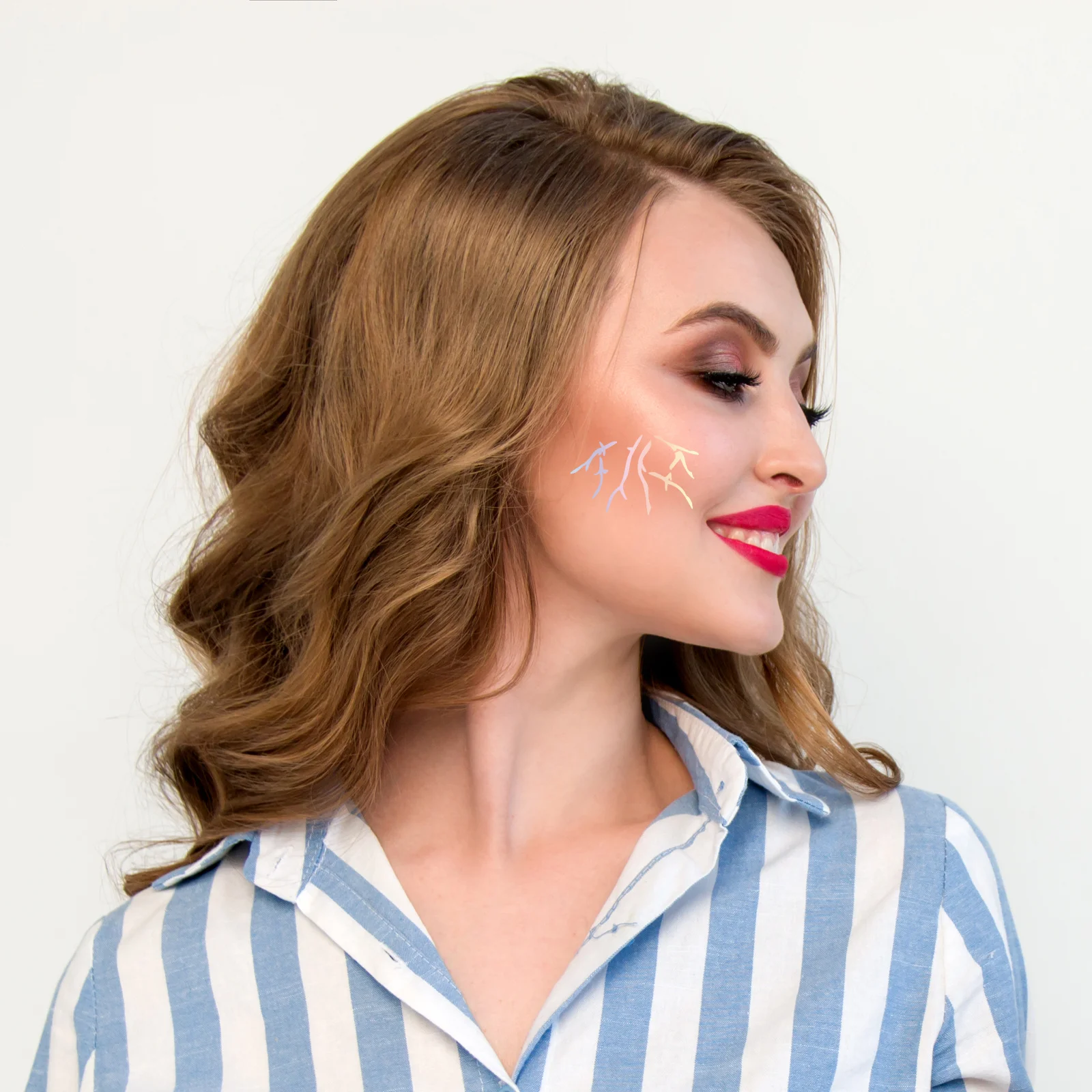 

42Pcs Reusable Face Painting Stencils Precisely Cut Easy to Apply for Halloween Christmas Birthday School Carnival Women Girls