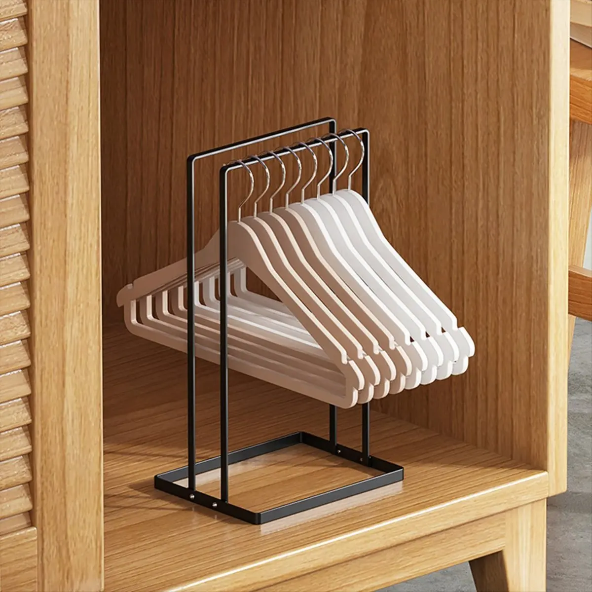 A95G Hanger Organizer Stacker, Hanger Organizer Stand for Closet Laundry Room,Hanger Storage Holder