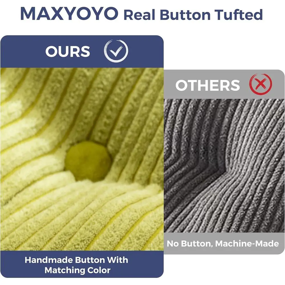 أريكة سرير مدمجة مع وسادة، كرسي صالة قابل للتحويل، مرتبة محمولة قابلة للطي لراحة غرفة المعيشة وغرفة النوم #5