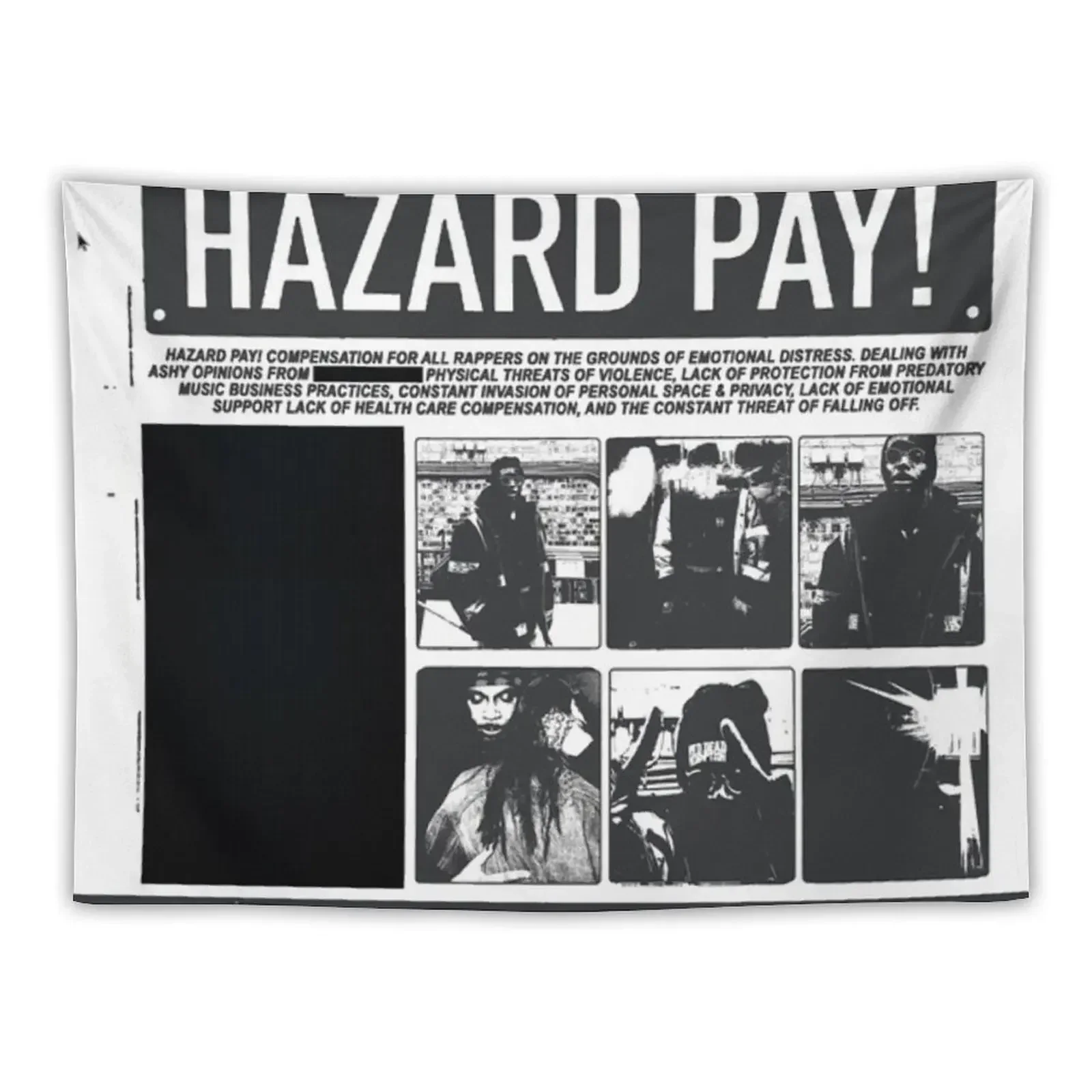 

JPEGMAFIA HAZARD DUTY PAY! Tapestry Carpet On The Wall Home Decorators Carpet Wall Bedrooms Decorations Tapestry
