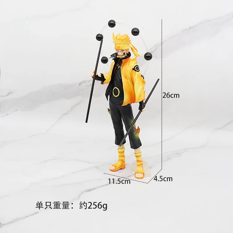 27Cm Naruto Anime Figuren Hatake Kakashi Uchiha Sasuk Naruto Actiefiguur Pvc Model Speelgoed Ornamenten Geschenken