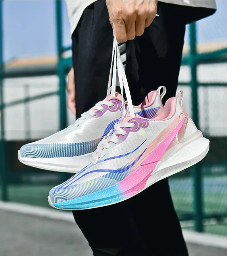 

New 2026 Men Running Shoes Air Cushion Marathon Sports Breathable Lightweight Women's Comfortable Athletic Nonskid Sneakers