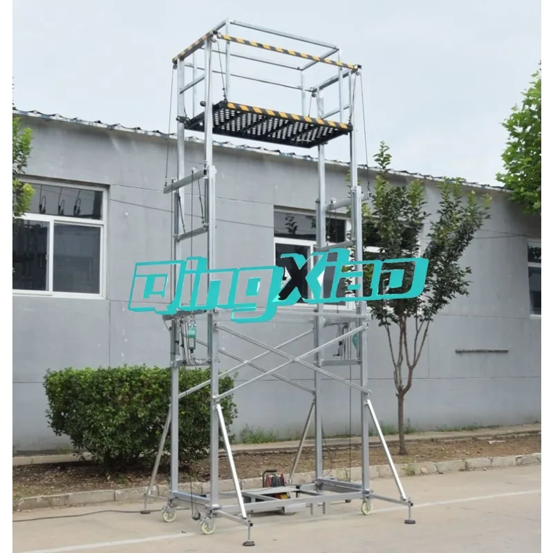 

Electric Scaffolding Lift Foldable Mobile Lifting Platform Electric Scaffolding 12 Meters Support Customization Elevator