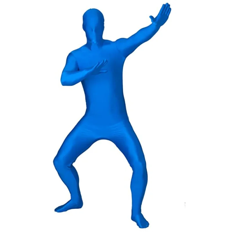 Unisex Spandex Stretch Adult Costume Zentai Disappearing Man Body Suit