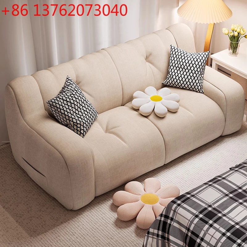 

Bedroom Curved Bean Bag Sofa Mid Century Modern Quilted Living Room Sofa Ergonomic Minimalista Salas Muebles Nordic Furniture