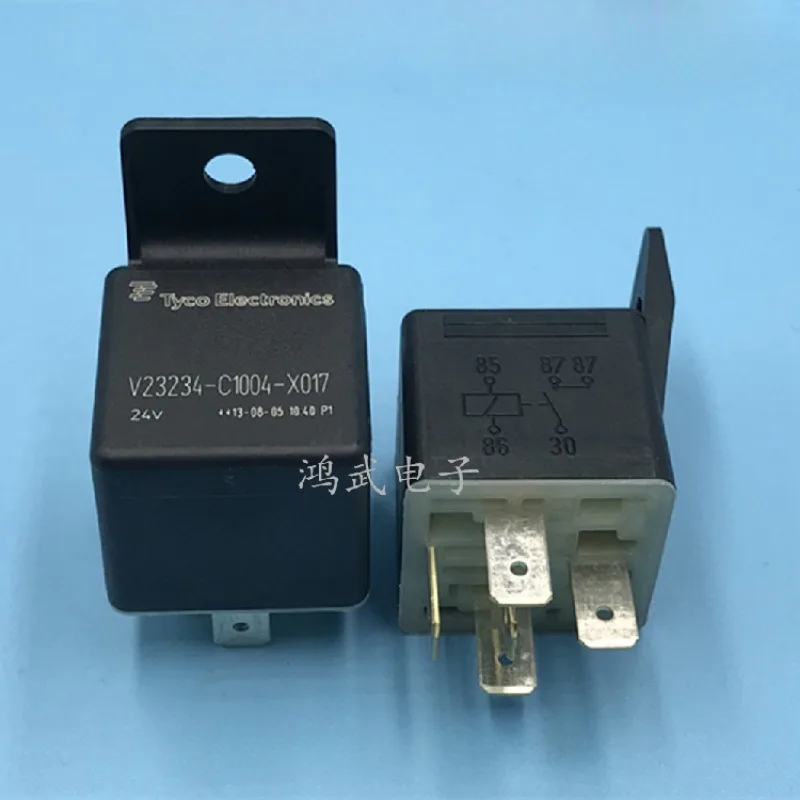 

（Brand New Original）1pcs/lot 100% original genuine relay:V23234-C1004-X017 24V 4pins Automotive relay