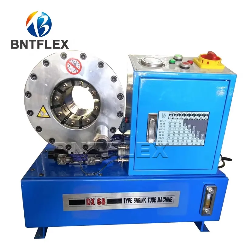 

2inch 51mm P32 P20 DX68 Portable Press Brake Pipe Wire Rope Hydraulic Fitting Air Suspension Hose Crimping Machine