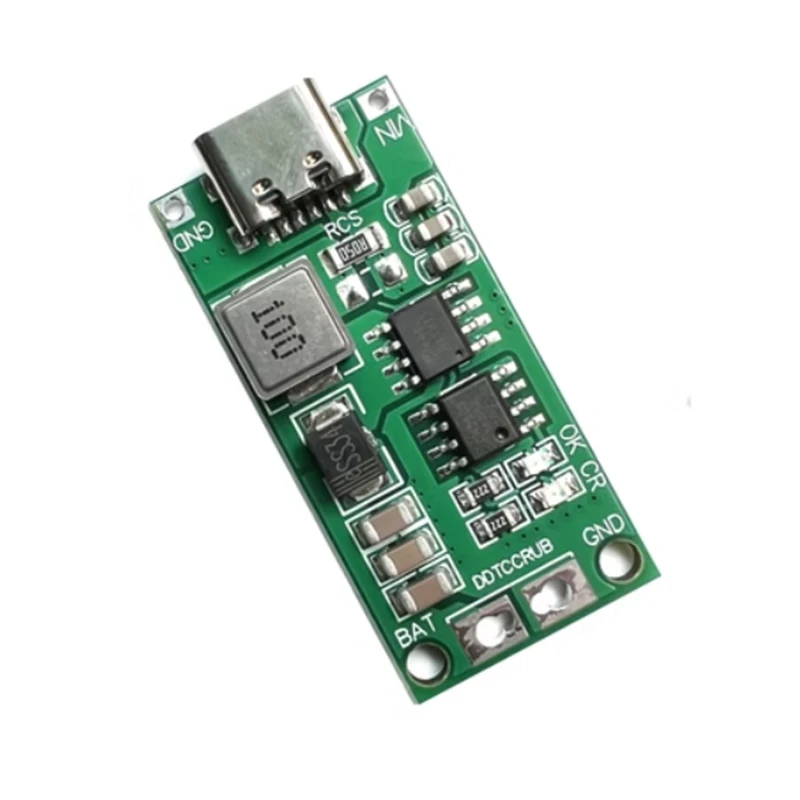 Плата зарядного устройства Type-C BMS 2S 3S 4S 1A 2A 4A для литиевых аккумуляторов 18650, модуль повышающего преобразователя USB-C для Li-Po полимерных аккумуляторов и повербанков