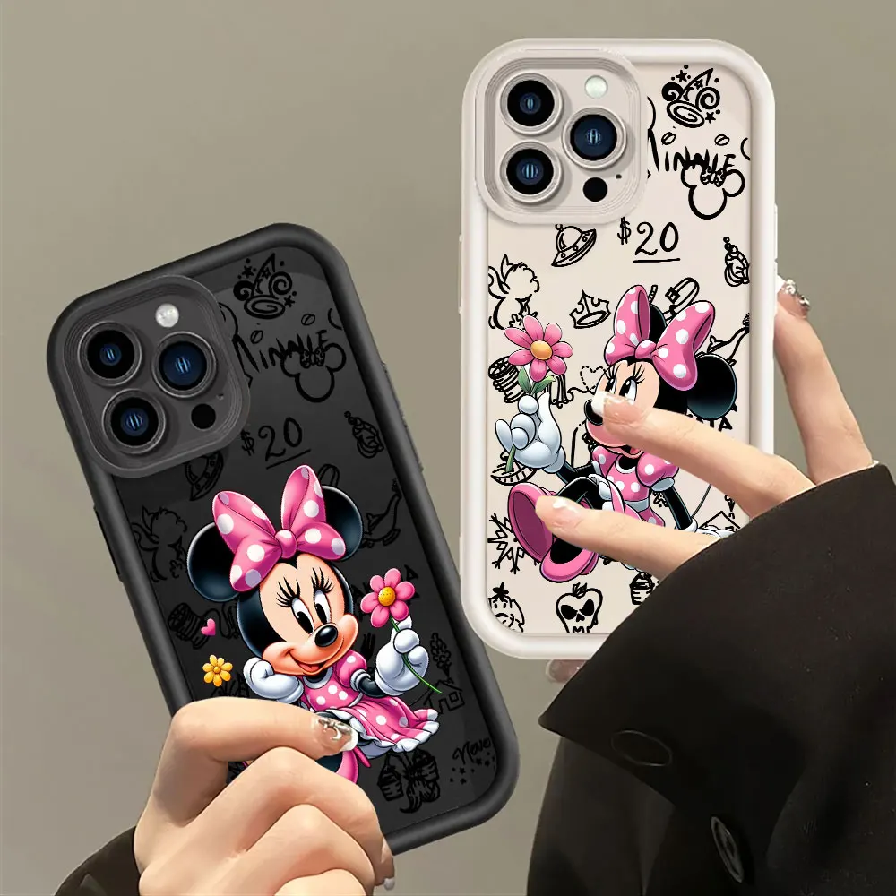 Disney Minnie Mouse Phone Case for Samsung Galaxy S22 Plus S21 S24 Ultra S20 FE S23 FE Note 20 Ultra S23 Ultra Soft Cover