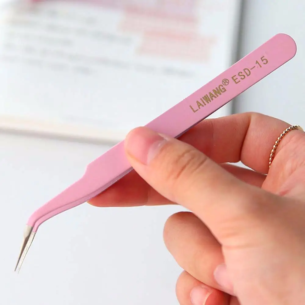 Tape Portable Picking Tool Tape Sticker Tool Edelstahl Journal Accessorise Nail Pinzette Macaron Color Nipper Pinzette