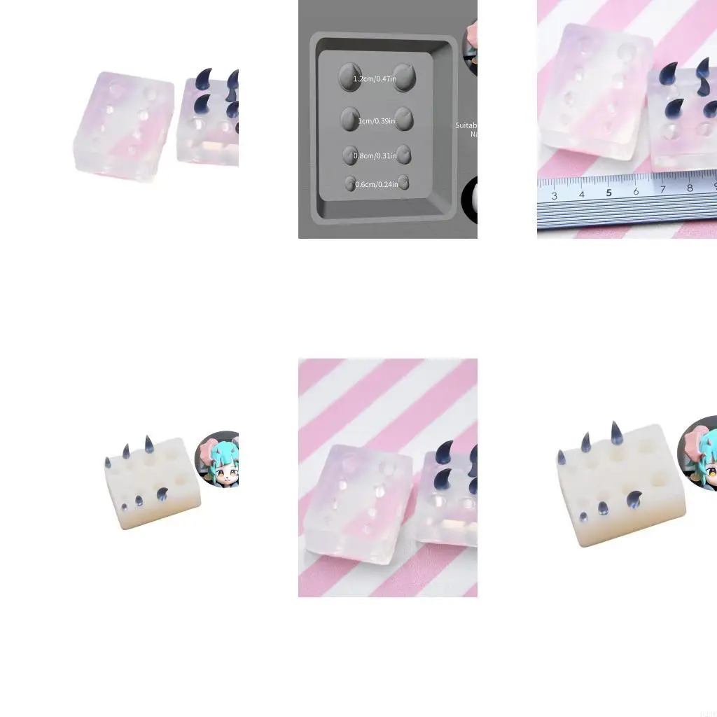 

Силиконовая форма с рогом дьявола, форма из эпоксидной смолы для ювелирных изделий, украшений, подарков своими руками