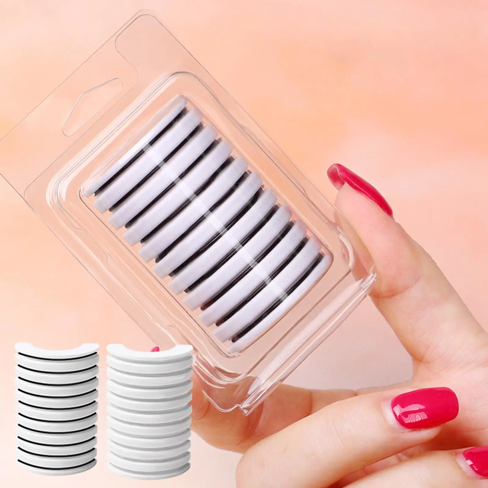 Picture 7: 10Pcs Self Adhesive Eyelashes Strips Waterproof for Easy to Use & Remove