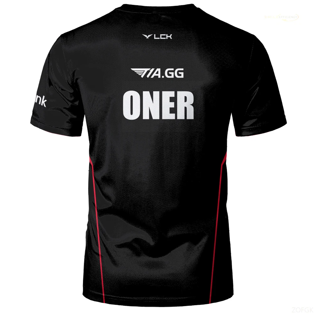 2024 جديد T1 الرياضة الإلكترونية دعم فريق موحد جامعة الأساطير الرياضات الإلكترونية جيرسي تي شيرت الرياضة لعبة فريق الرجال مسابقة الملابس القمم #3