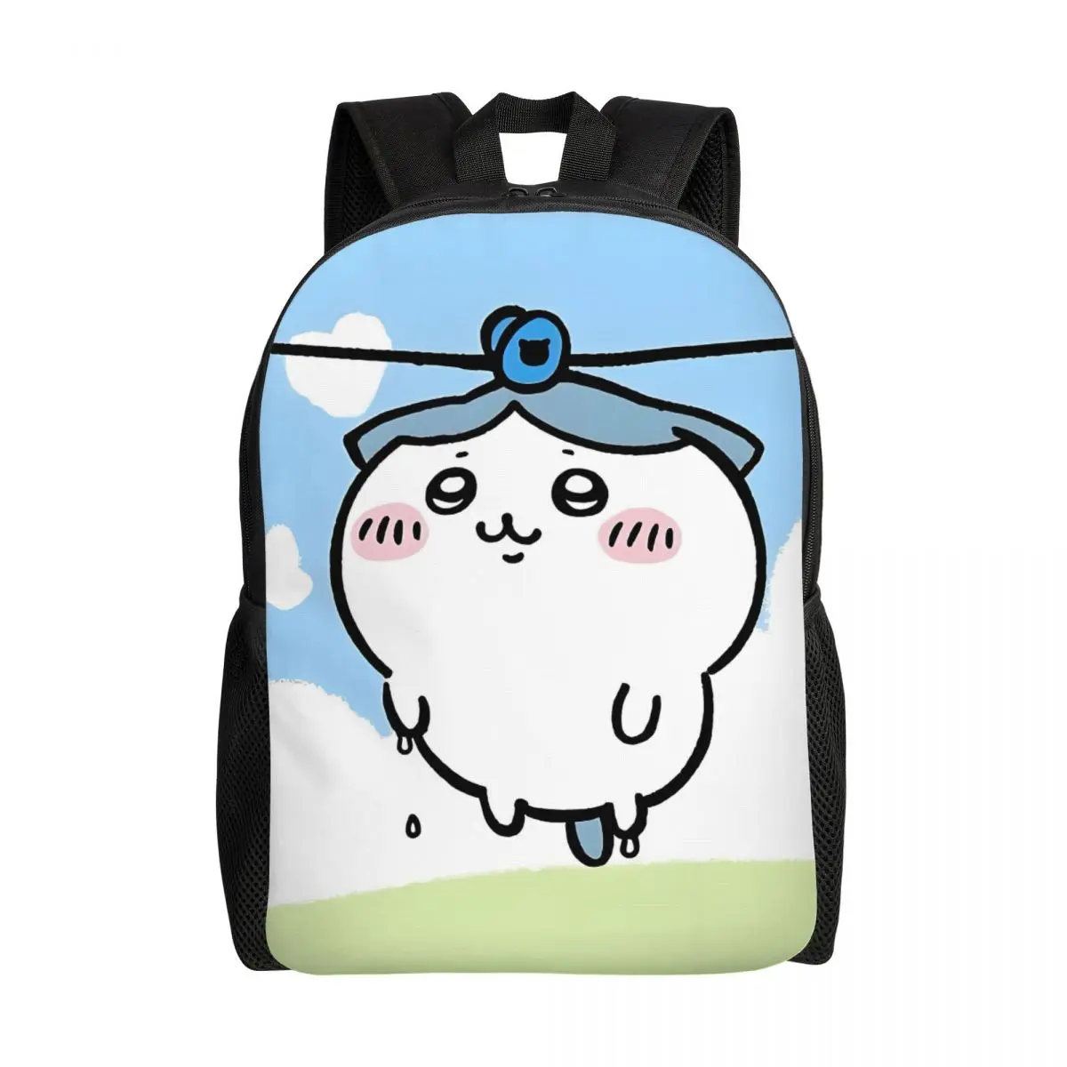 

Custom Hachiware Pattern Laptop Backpack Men Women Fashion Bookbag for School College Student Cartoon Bags