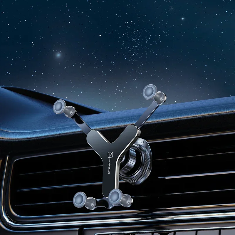 Oatsbasf Alloy Car Cell Phone Mount Car Bracket for Phone Car Air Vent Phone Support Stand Holder for 4.7-7 Inches iPhone Xiaomi