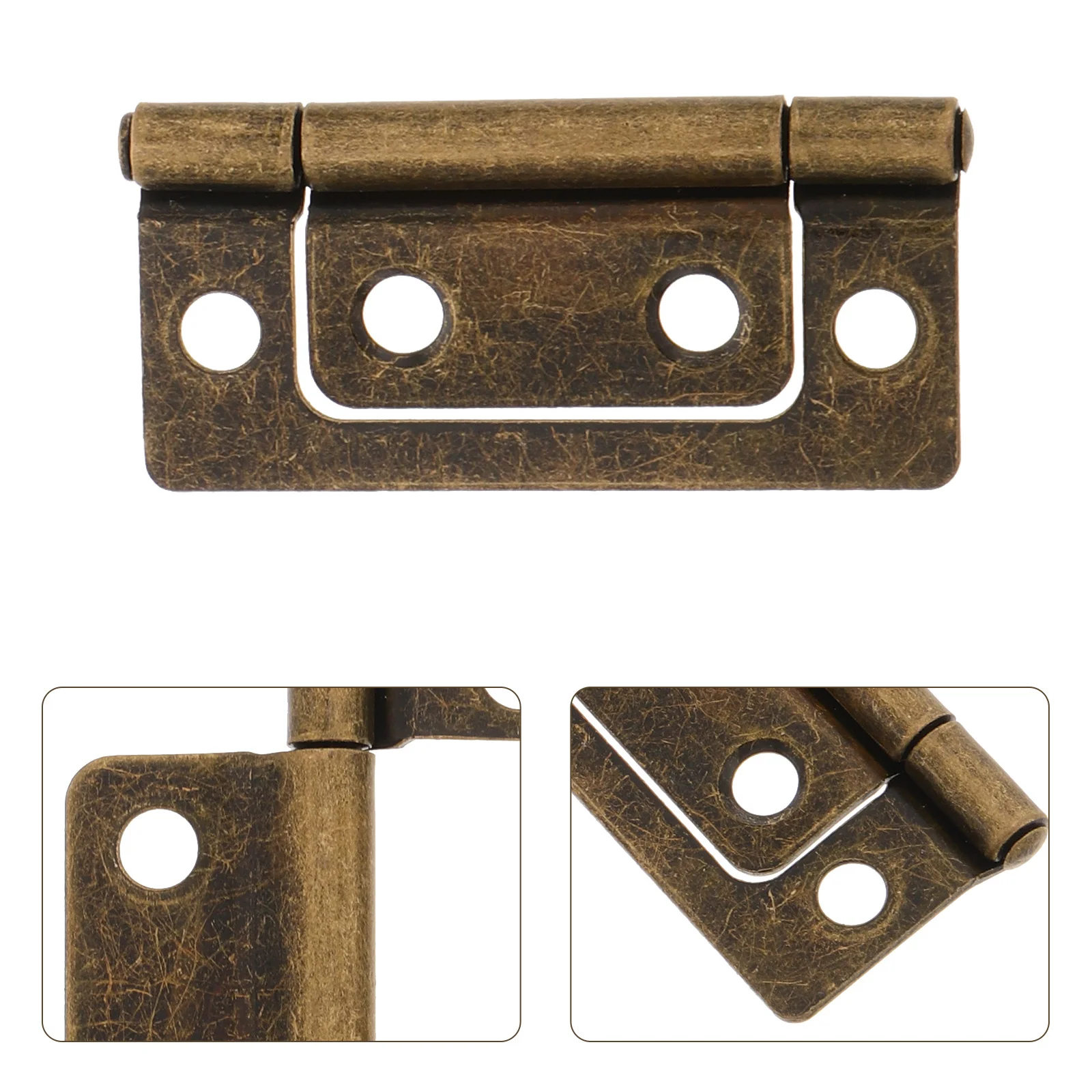 

4Pcs Heavy Duty Finish Rv Door Hinges for Camper Cabinets Interior Wooden Doors Furniture Trailer Hardware