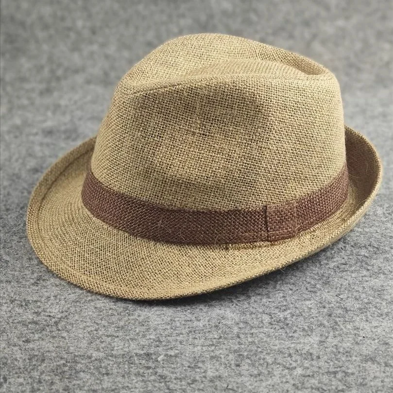 Stylish Jazz Cap, Casual Plain-coloured Top Hat, British-style Gentleman’s Hat, Sun Hat for Middle-aged and Elderly Men