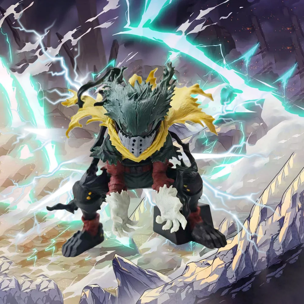 Figura de Anime My Hero Academia Battle Green Valley figura de acción larga todo potente lucha PVC colección modelo muñeca de juguete