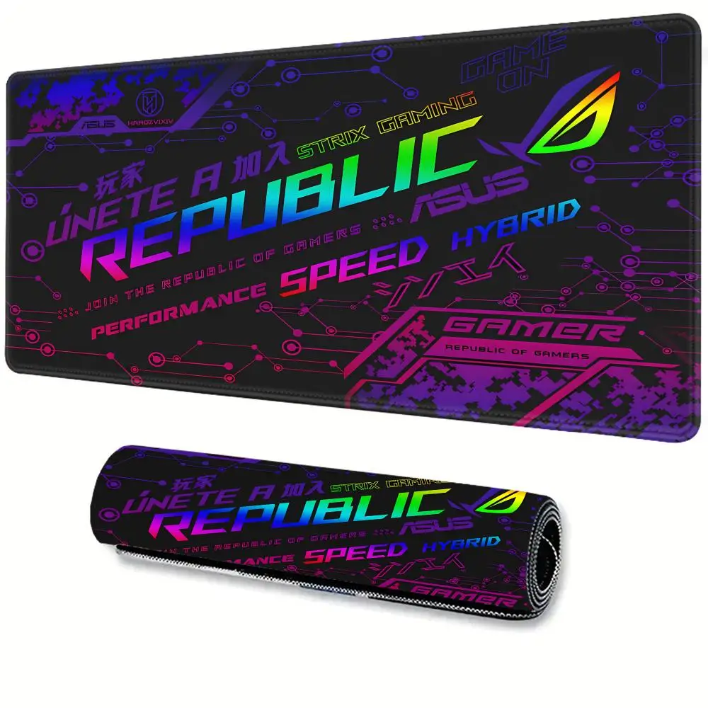

R_republic of G_gamers Mouse Pad 900x400 Rubber Mouse Pad Office Keyboard Pad 3mm Mauspad Super Big Teclado Large Desk Mat