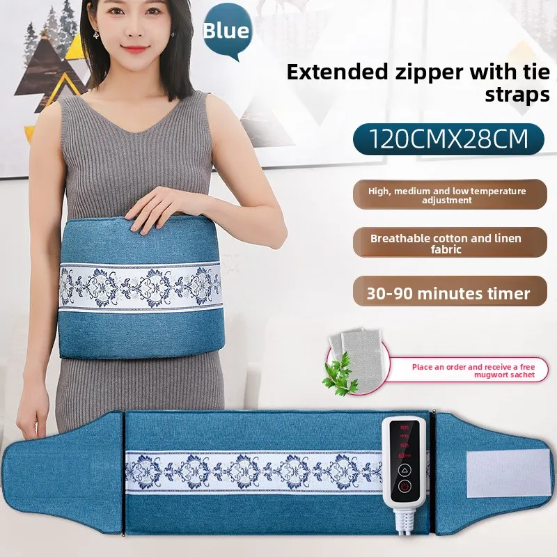 Sea Salt Hot Compress Bag Electric Heating Salt Bag Household Belly Warming Waist Belt Whole Body Moxibustion Hot Compress Bag