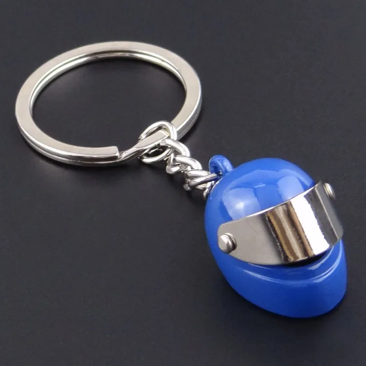 Personalized Motorcycle Helmet Small Gift Keychain Creative Car Car Key Chain Pendant
