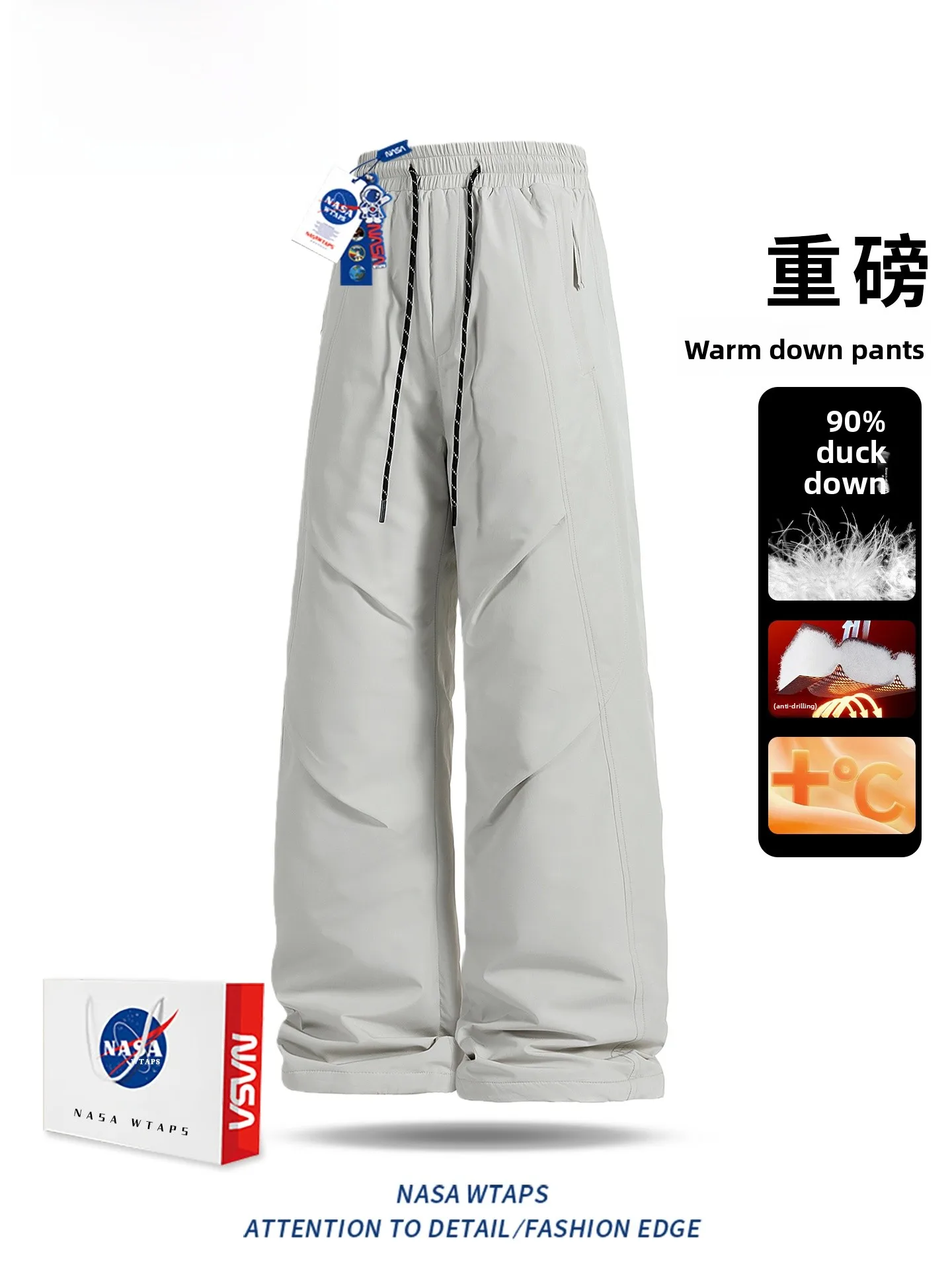 

Мужские пуховые брюки большого размера, утепленные, зимние, ветрозащитные, морозостойкие, повседневные, теплые, для температур ниже -40 градусов.