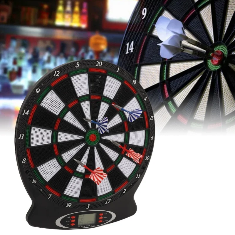 

Электронный дартс с точным датчиком для детей и взрослых, набор досок для дартса с автоматическим подсчетом, домашняя игра для семейного офиса