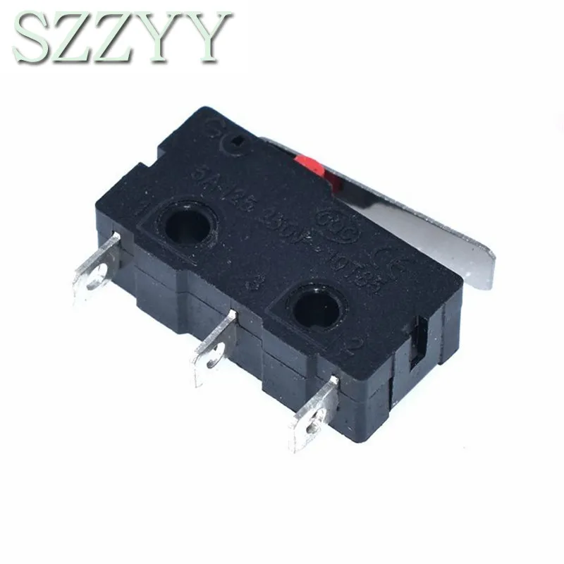 100PCS Limit Switch 3 Pin N/O N/C High quality All New 5A 250VAC KW11-3Z Micro Switch