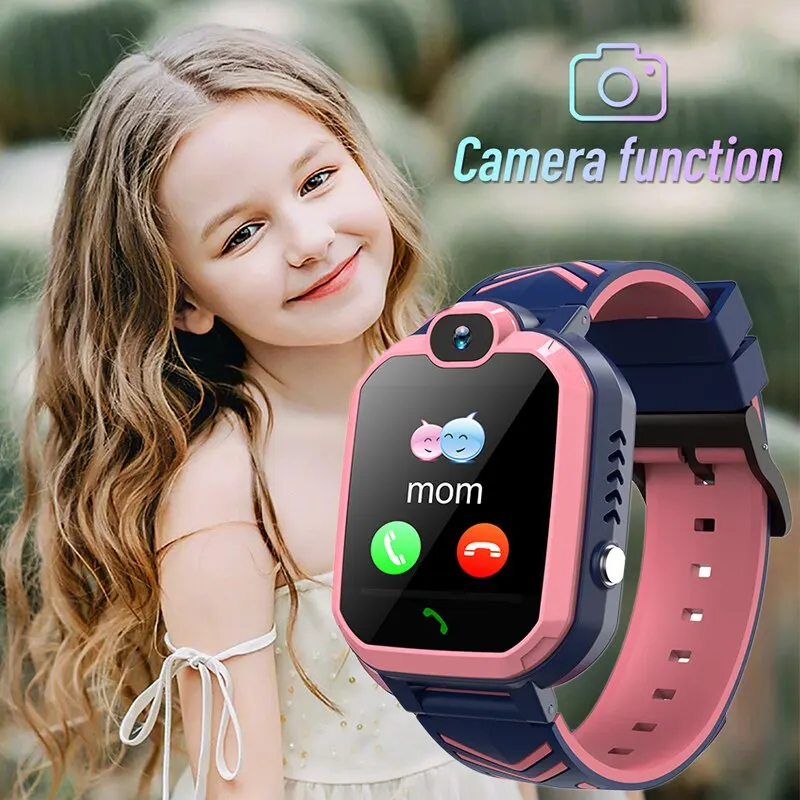 Kids Smart Watch Sport Touch Screen Smartwatch For Children Boy Girl SOS Call LBS Tracker Location 2G Sim Card Camera Voice Chat