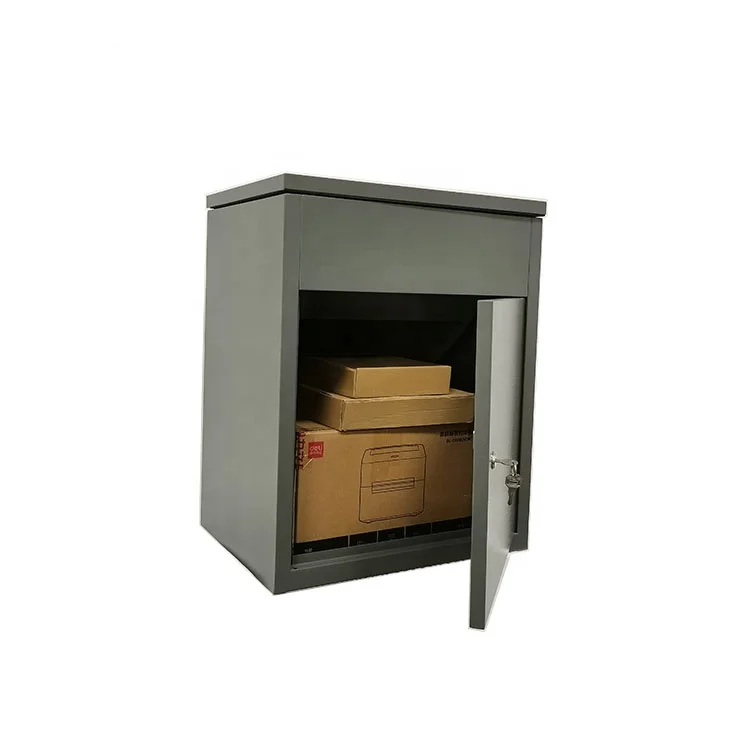 

High Quality Anti-theft Free Standing Parcel Drop Box Express Package Delivery Box Outdoor Letter Mailbox