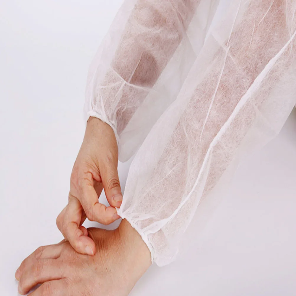 

50Pcs Disposable Over Arm Sleeves Breathable Lightweight Protective Sleeves for Kitchen Cleaning Wear-Resistant Arm Covers