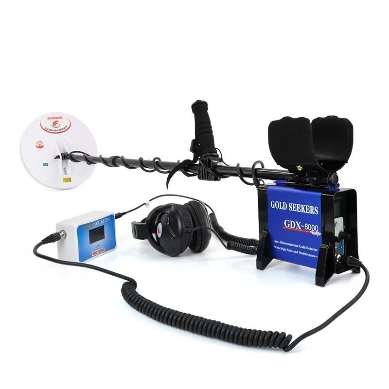 GDX8000 IP65 Waterproof Handheld Underground Metal Detector High Sensitivity Gold Silver Treasure Finder for Outdoor Hunting
