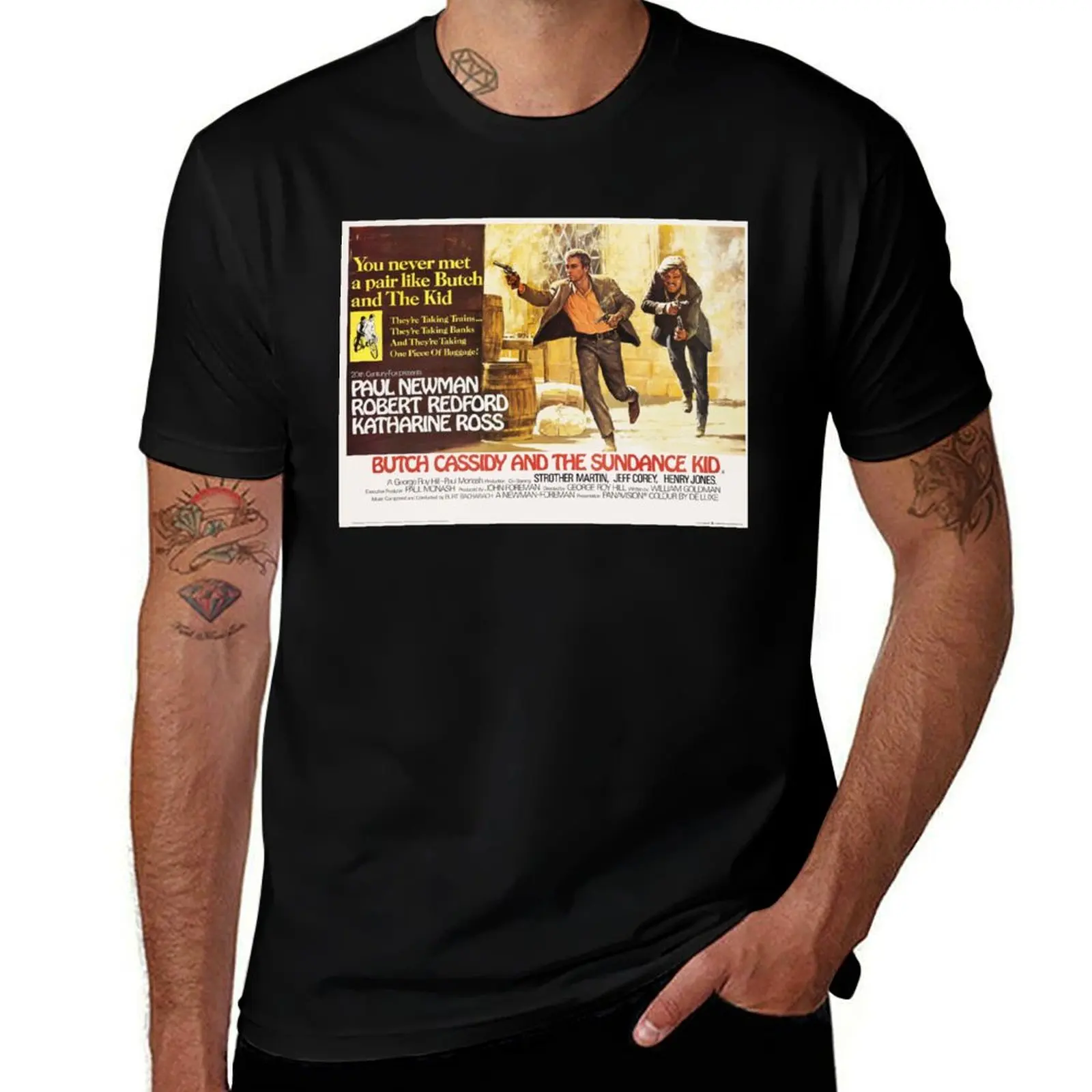 Butch Cassidy and the Sundance Kid T-Shirt Work Comfort for Men T-Shirt